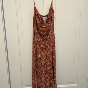 LOFT Red Paisley Women's Dress